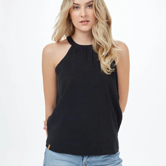 tentree Delta Tank - halter tank top with neck tie - Picture 1 of 7